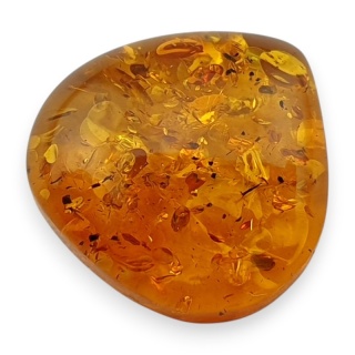 Bursztyn bałtycki kaboszon 13x12 mm nr 983