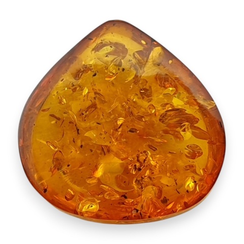 Bursztyn bałtycki kaboszon 13x12 mm nr 983