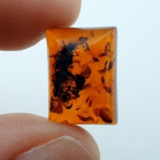 Baltic amber cabochon 14x10 mm no 962