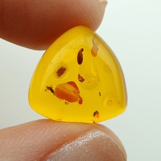 Baltic amber cabochon 14x14 mm no 959