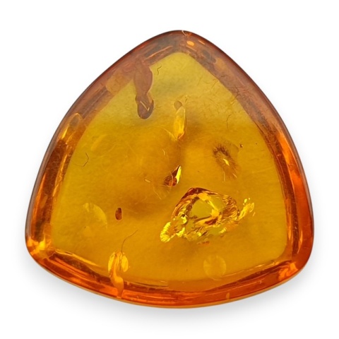 Bursztyn bałtycki kaboszon 14x14 mm nr 959