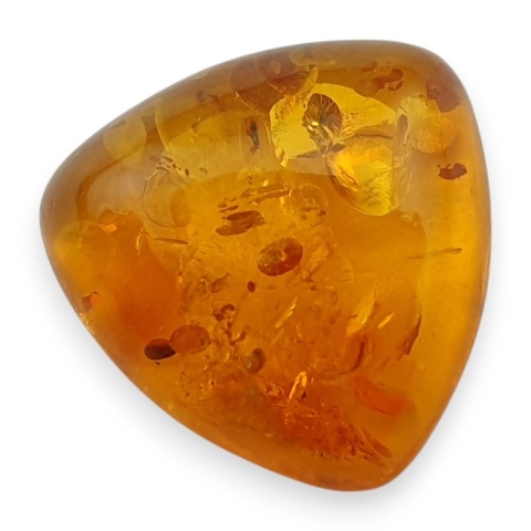 Bursztyn bałtycki kaboszon 14x14 mm nr 966