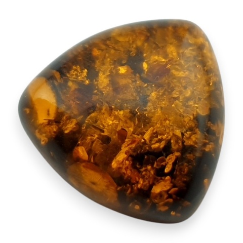 Bursztyn bałtycki kaboszon 14x14 mm nr A107