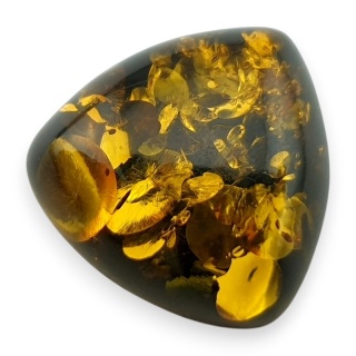 Bursztyn bałtycki kaboszon 14x14 mm nr A88