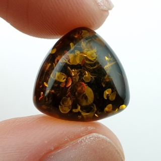 Baltic amber cabochon 14x14 mm no A91