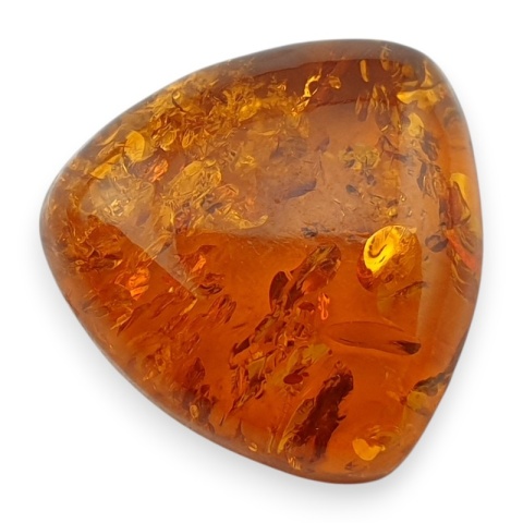 Bursztyn bałtycki kaboszon 15x15 mm nr 980