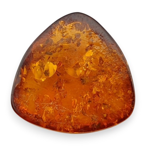 Bursztyn bałtycki kaboszon 15x15 mm nr 980