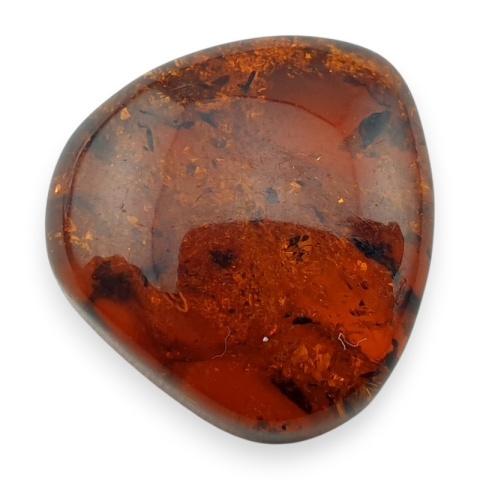 Bursztyn bałtycki kaboszon 17x17 mm nr A2