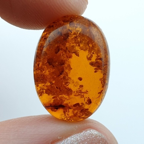 Bursztyn bałtycki kaboszon 18x13 mm nr 955