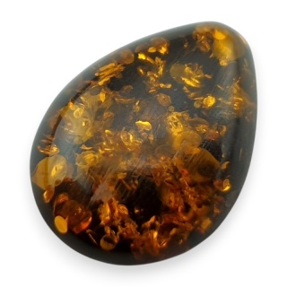 Bursztyn bałtycki kaboszon 18x13 mm nr A142
