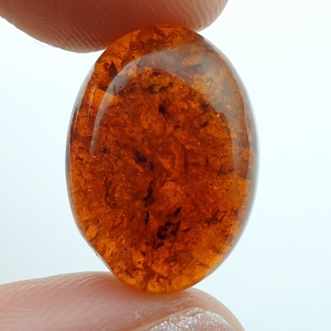 Bursztyn bałtycki kaboszon 18x13 mm nr A14