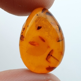 Bursztyn bałtycki kaboszon 18x13 mm nr A25
