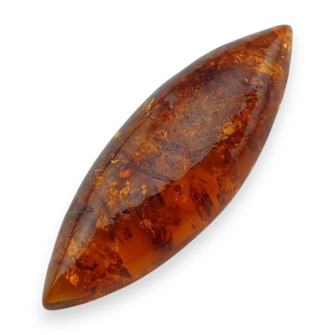 Bursztyn bałtycki kaboszon 28x10 mm nr A72