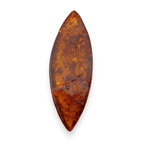 Bursztyn bałtycki kaboszon 28x10 mm nr A72