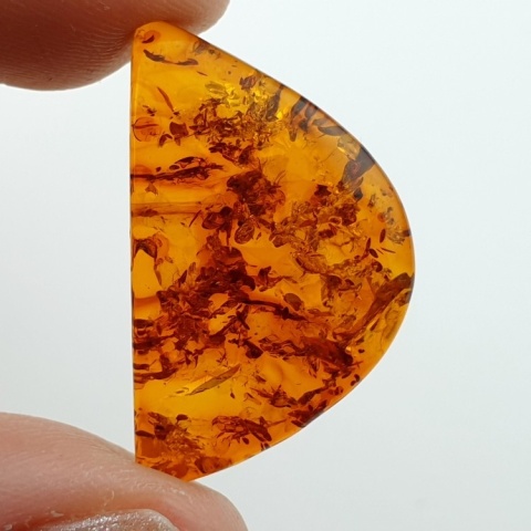 Baltic amber cabochon 28x17 mm no 912