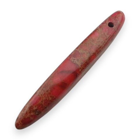 Jaspis cesarski sopel barwiony 40x6 mm nr 485