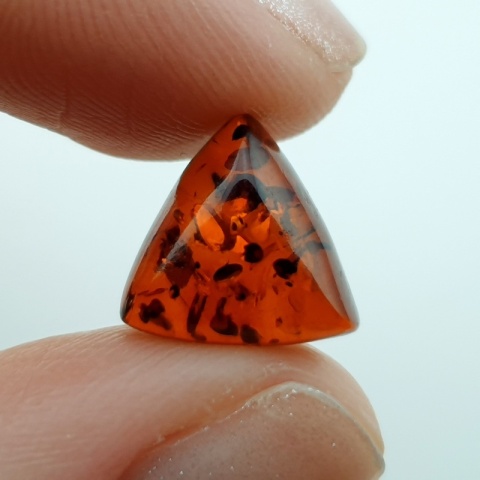 Baltic amber cabochon 11x11 mm no A239