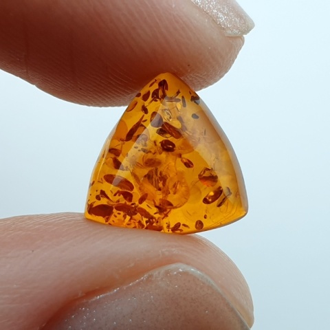 Baltic amber cabochon 11x11 mm no A244