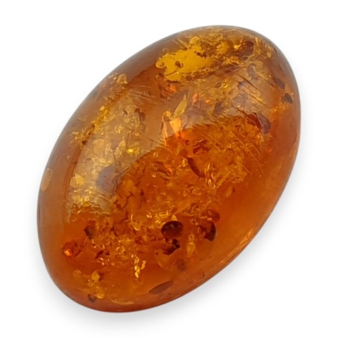 Bursztyn bałtycki kaboszon 12x8 mm nr A376