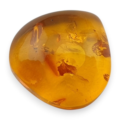 Bursztyn bałtycki kaboszon 13x12 mm nr A219