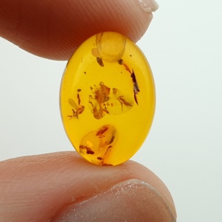 Baltic amber cabochon 14x10 mm no A321