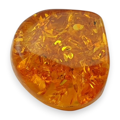 Bursztyn bałtycki kaboszon 14x13 mm nr A317