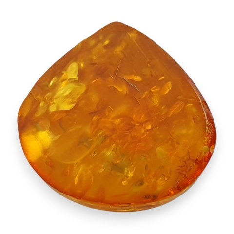 Bursztyn bałtycki kaboszon 14x13 mm nr A317