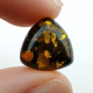 Baltic amber cabochon 14x14 mm no A177