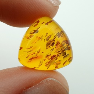 Baltic amber cabochon 14x14 mm no A196