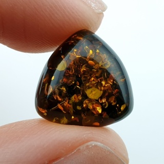 Baltic amber cabochon 14x14 mm no A199