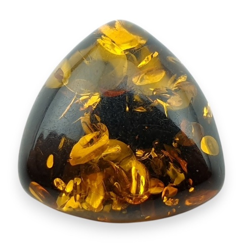 Bursztyn bałtycki kaboszon 14x14 mm nr A205
