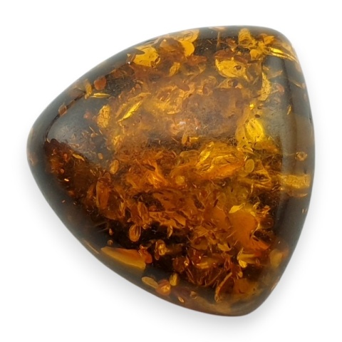 Bursztyn bałtycki kaboszon 14x14 mm nr A206