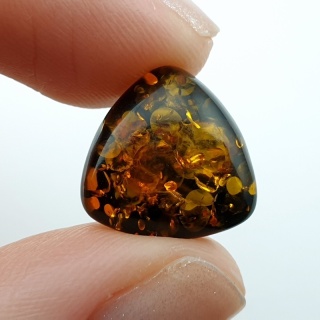 Baltic amber cabochon 14x14 mm no A209