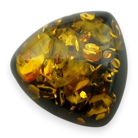Bursztyn bałtycki kaboszon 14x14 mm nr A215
