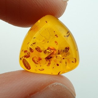 Baltic amber cabochon 14x14 mm no A216
