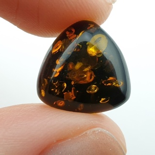 Baltic amber cabochon 14x14 mm no A218