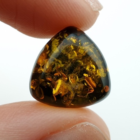 Baltic amber cabochon 14x14 mm no A224