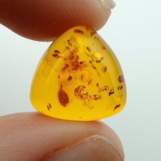 Baltic amber cabochon 14x14 mm no A229