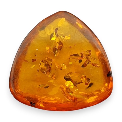 Bursztyn bałtycki kaboszon 14x14 mm nr A233