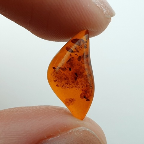 Bursztyn bałtycki kaboszon 16x8 mm nr A356