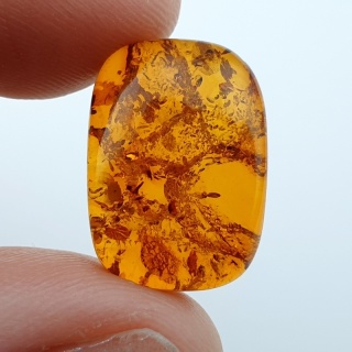 Bursztyn bałtycki kaboszon 17x12 mm nr A159