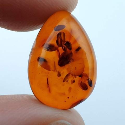 Bursztyn bałtycki kaboszon 17x12 mm nr A176
