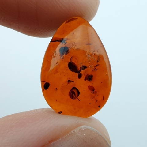 Bursztyn bałtycki kaboszon 17x12 mm nr A220