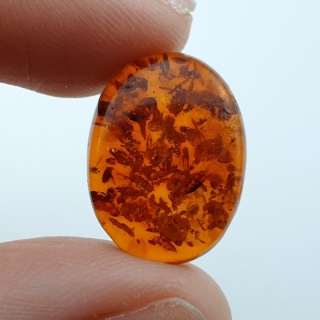 Bursztyn bałtycki kaboszon 18x13 mm nr A151