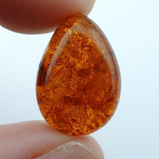 Bursztyn bałtycki kaboszon 18x13 mm nr A171
