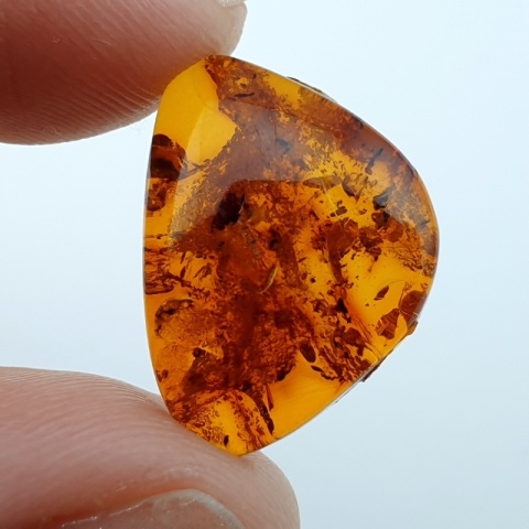 Bursztyn bałtycki kaboszon 19x14 mm nr A298