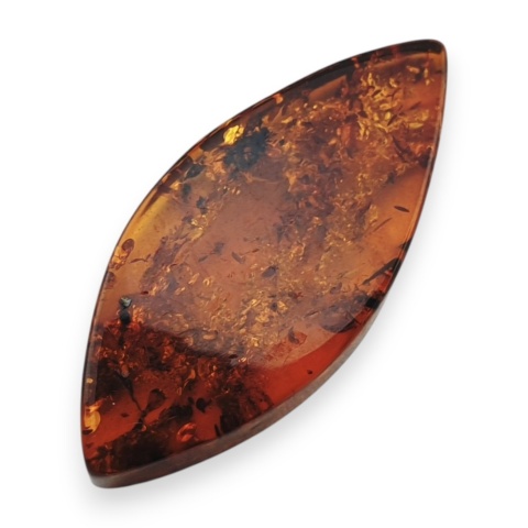 Baltic amber flat marquise 31x14 mm no 15