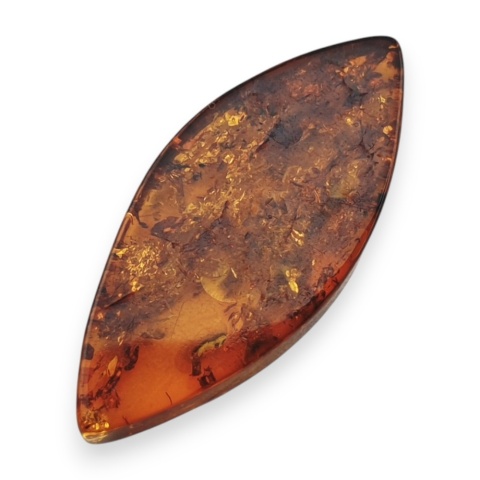 Baltic amber flat marquise 31x14 mm no 7