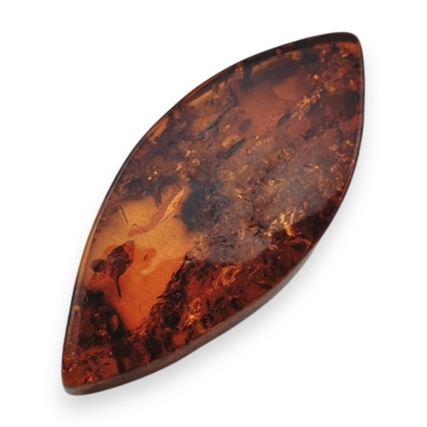 Baltic amber flat marquise 31x14 mm no 9
