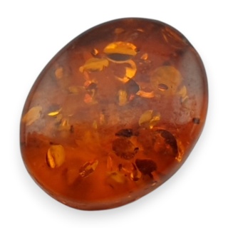 Bursztym bałtycki płaski owal 11x9 mm nr 8